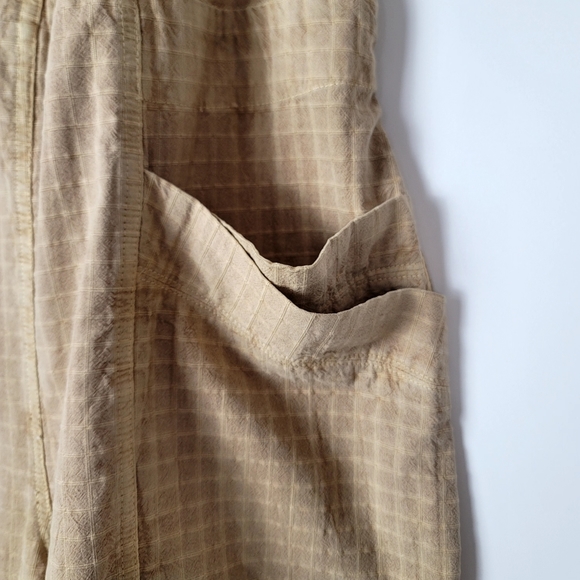 Free People Savannah overalls size large tan brown in color - Picture 10 of 14